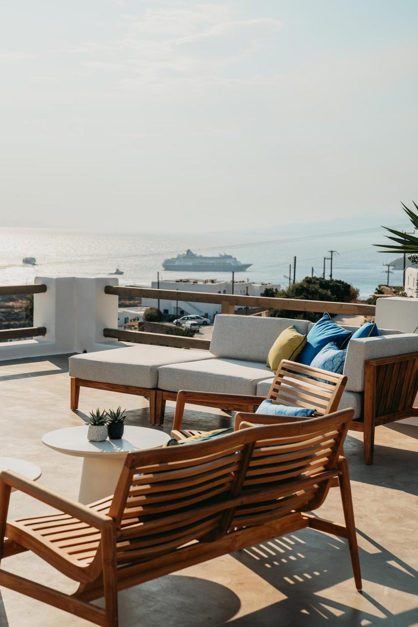 Ostria View Mykonos Bed & Breakfast Mykonos Town Exterior foto