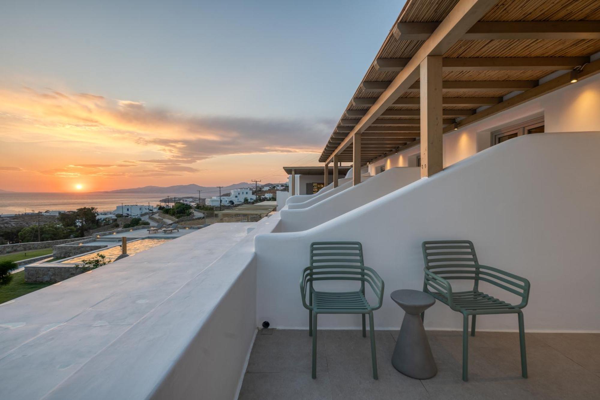 Ostria View Mykonos Bed & Breakfast Mykonos Town Exterior foto