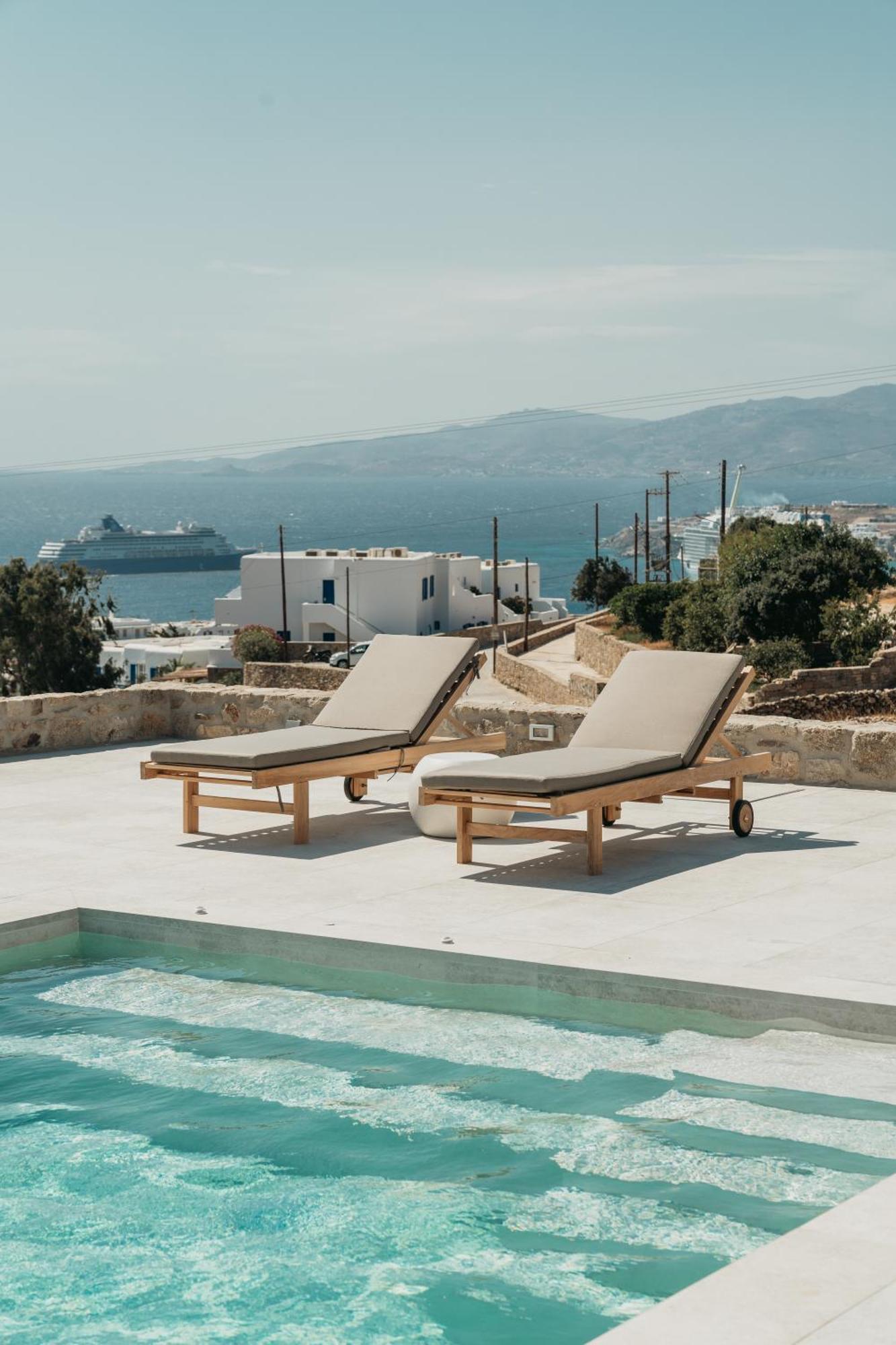 Ostria View Mykonos Bed & Breakfast Mykonos Town Exterior foto