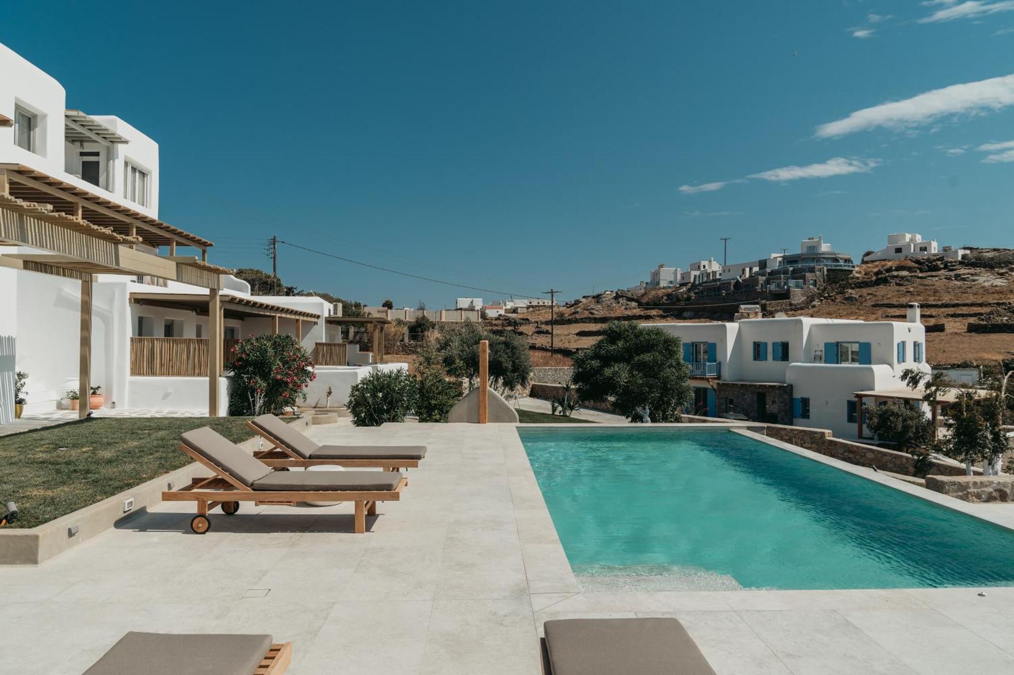 Ostria View Mykonos Bed & Breakfast Mykonos Town Exterior foto