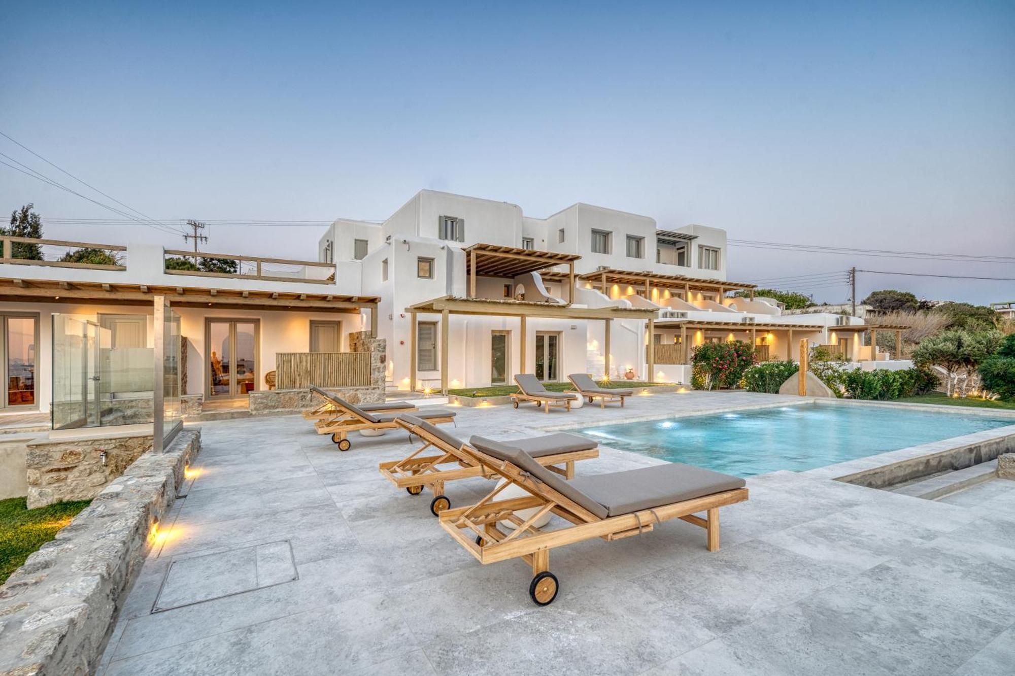 Ostria View Mykonos Bed & Breakfast Mykonos Town Exterior foto