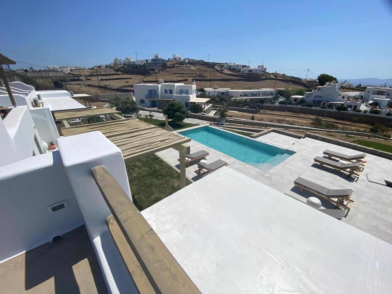 Ostria View Mykonos Bed & Breakfast Mykonos Town Exterior foto